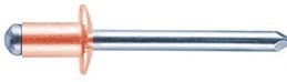 1/8 X .400 (.188-.250) COPPER/STEEL ZINC MANDREL, ROHS COMPLIANT